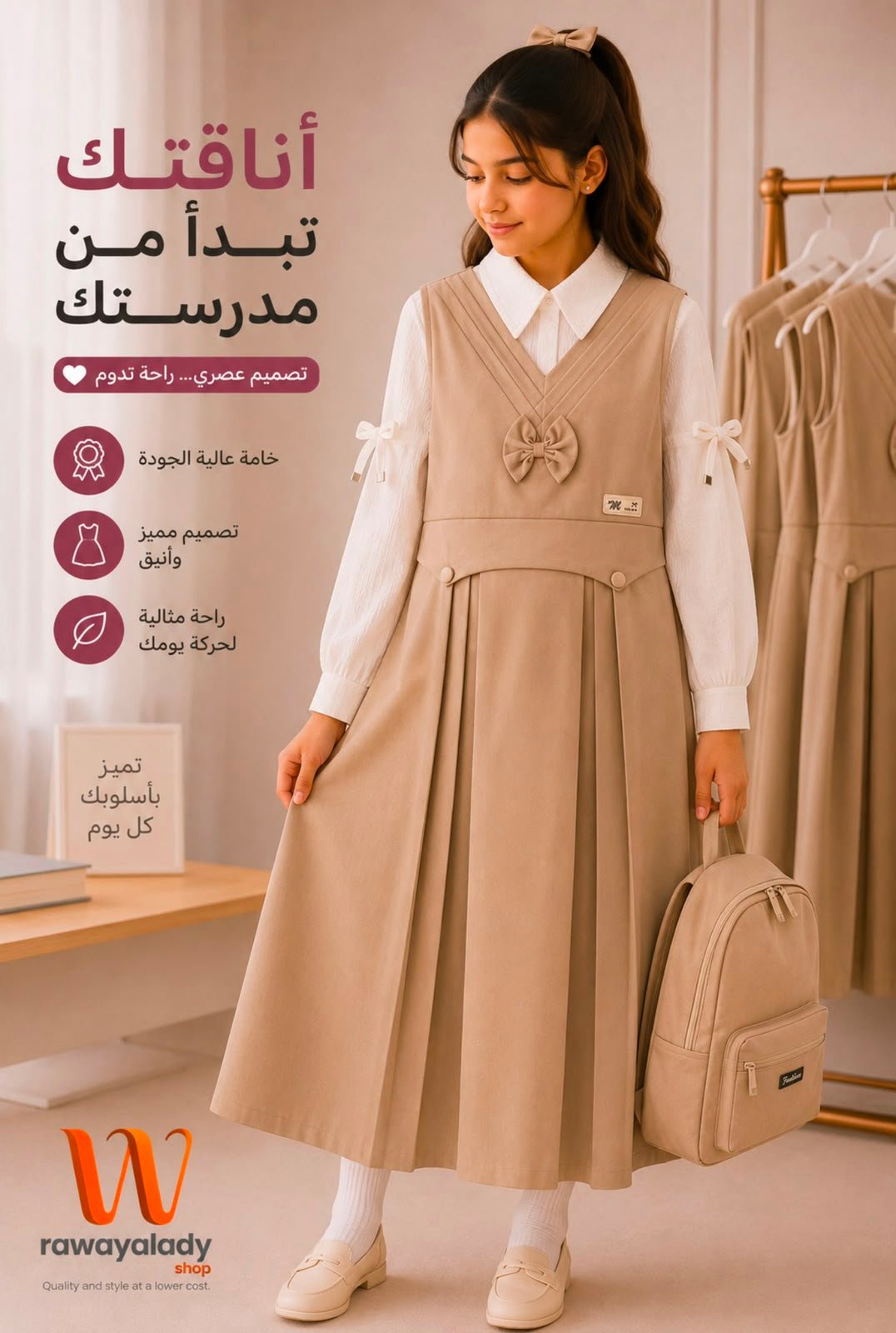 مريول روضة بيج